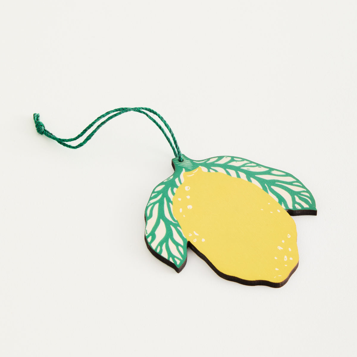 Little Enn Lemon Wooden Hanging Decoration