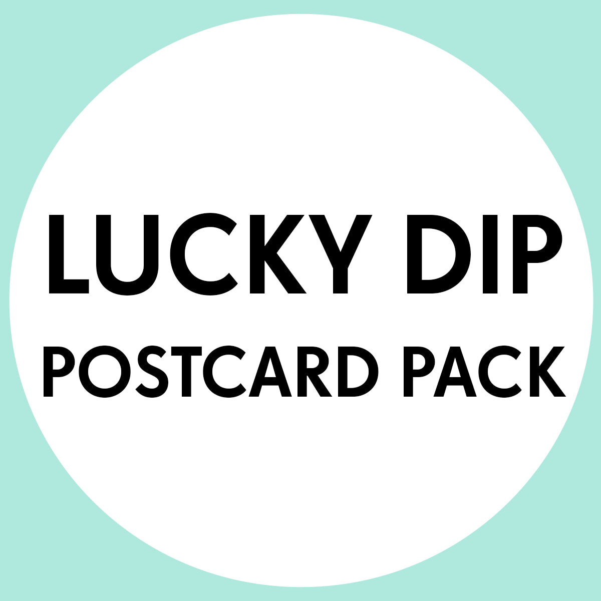 Lucky Dip Pack of 12 Postcards