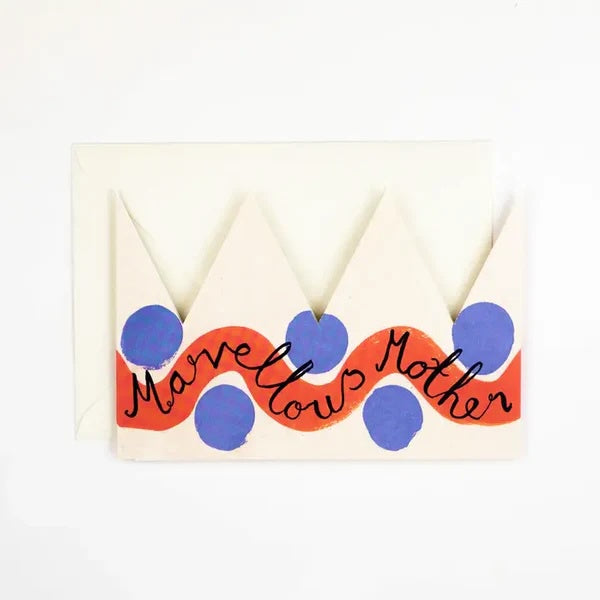 Hadley Marvellous Mother Party Hat Greetings Card