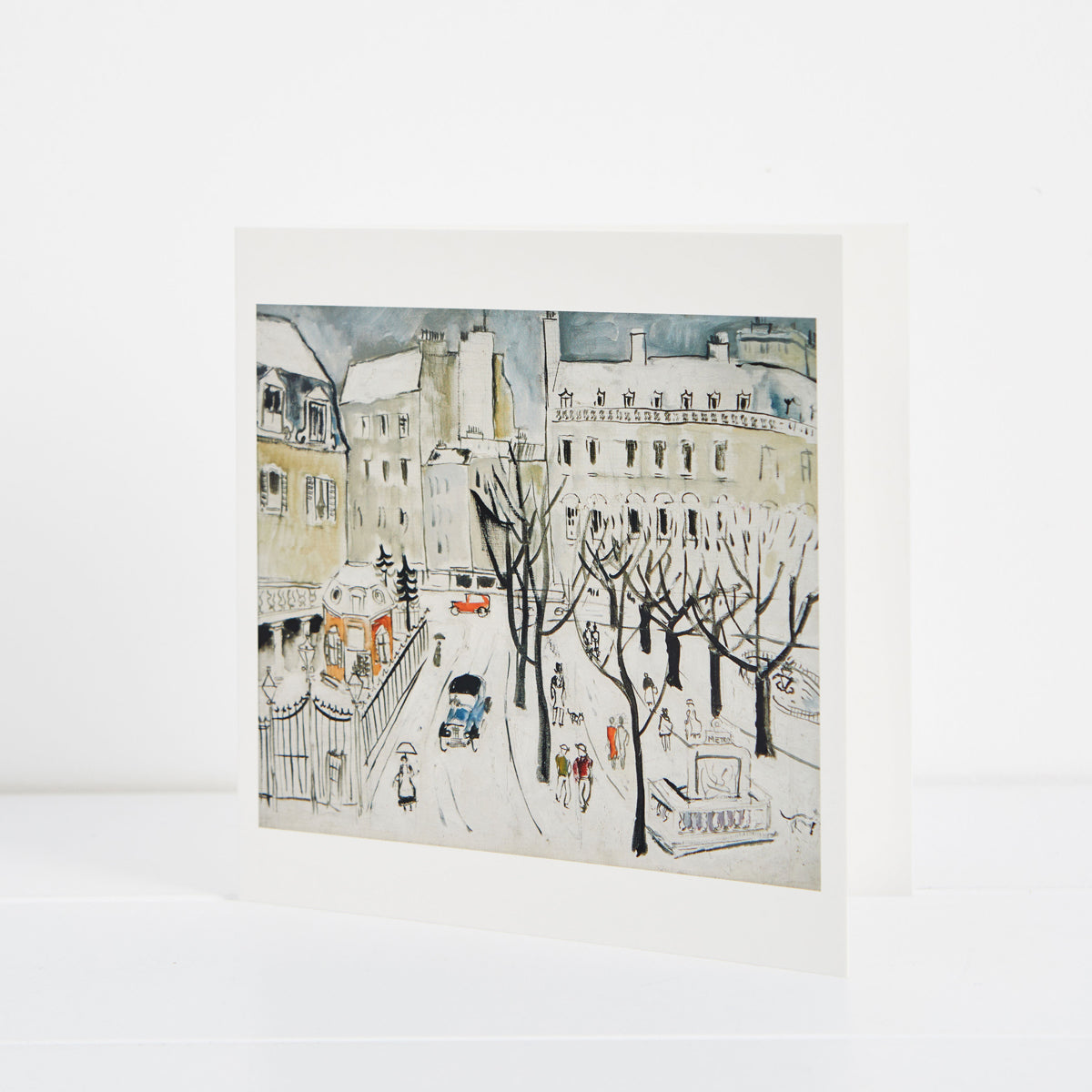 Christopher Wood Paris Snow Scene Christmas Cards Pack of 6