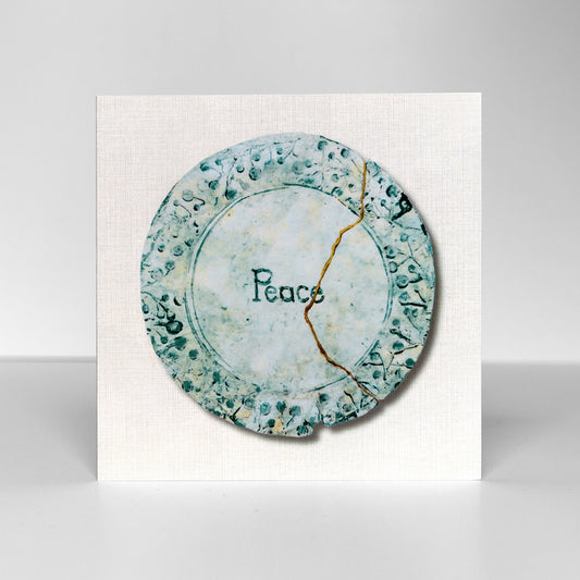 Peace Plate Pack of 6 Greetings Cards