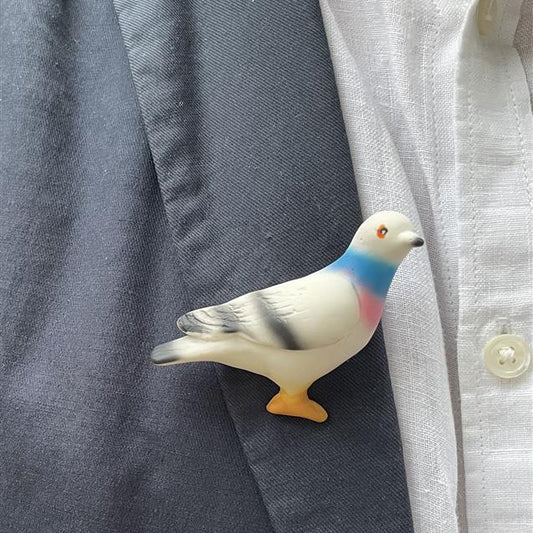 Jonathan  Anderson Limited Edition Pigeon Button Brooch
