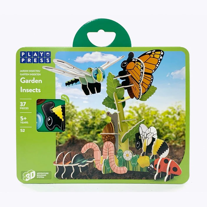 PlayPress Garden Insects Playset