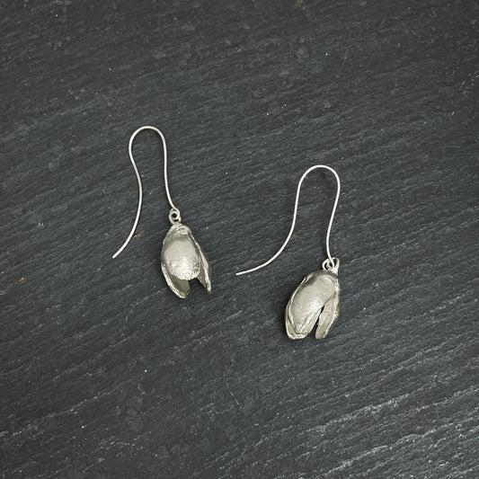 Rowan Made This Way Sterling Silver Snowdrop Earrings
