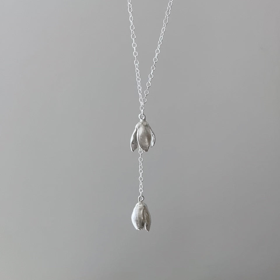 Rowan Made This Way Sterling Silver Snowdrop Pendant Necklace