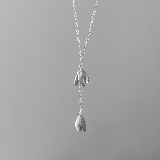 Rowan Made This Way Sterling Silver Snowdrop Pendant Necklace
