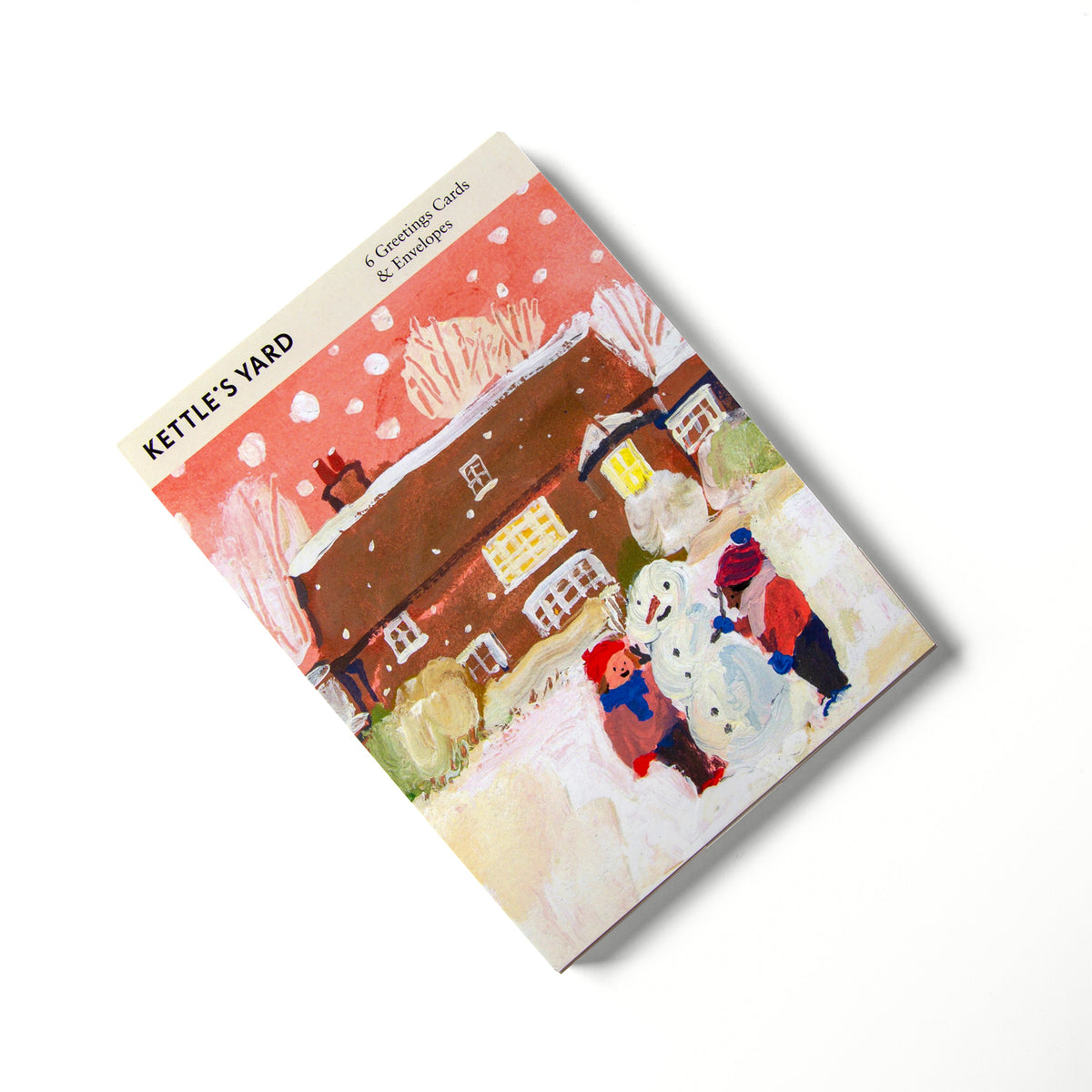 Building a Snowman Pack of 6 Greetings Cards