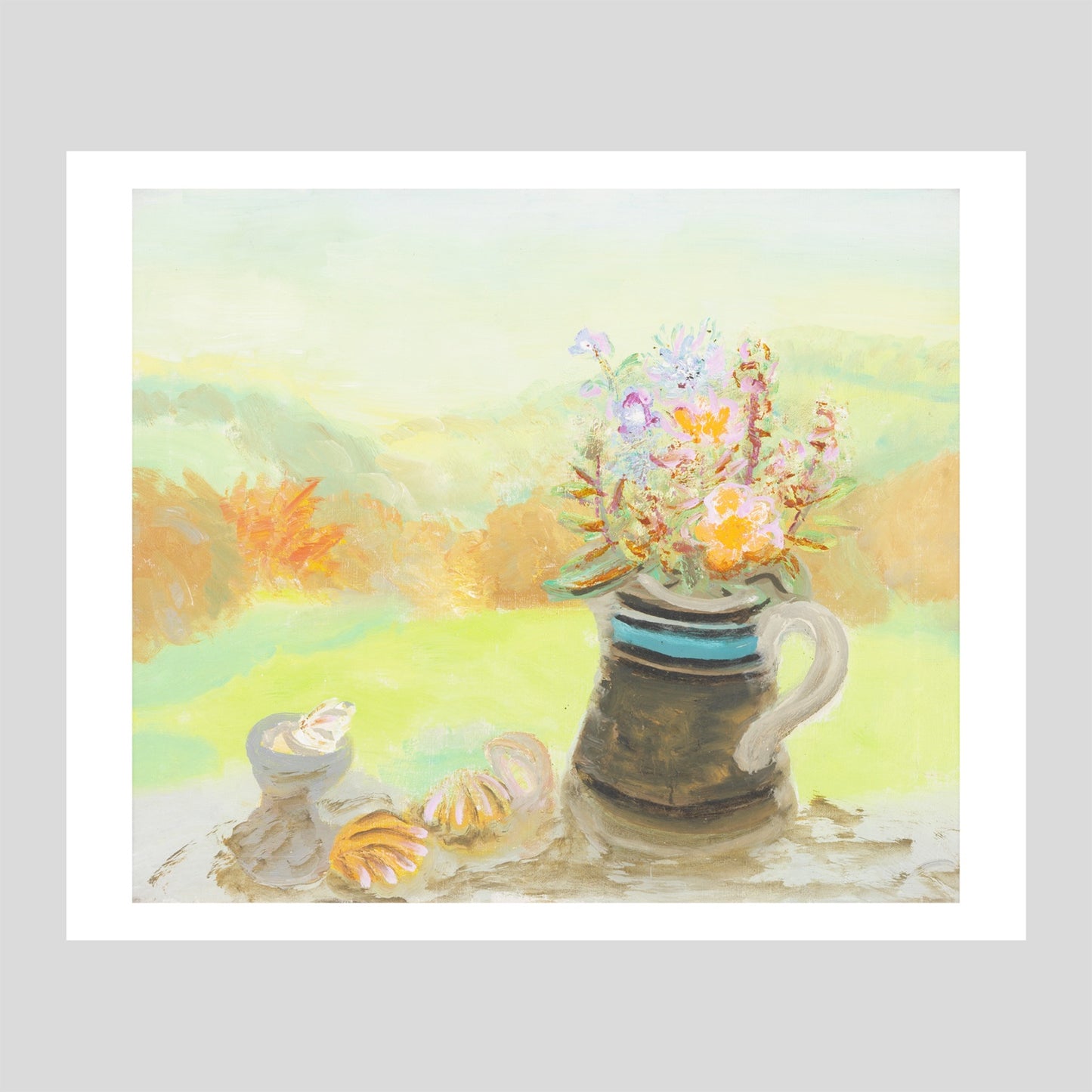 Winifred Nicholson Evening at Boothby Greetings Card