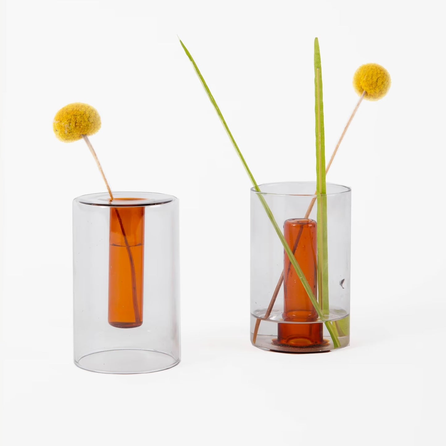 Block Reversible Glass Vase - Small