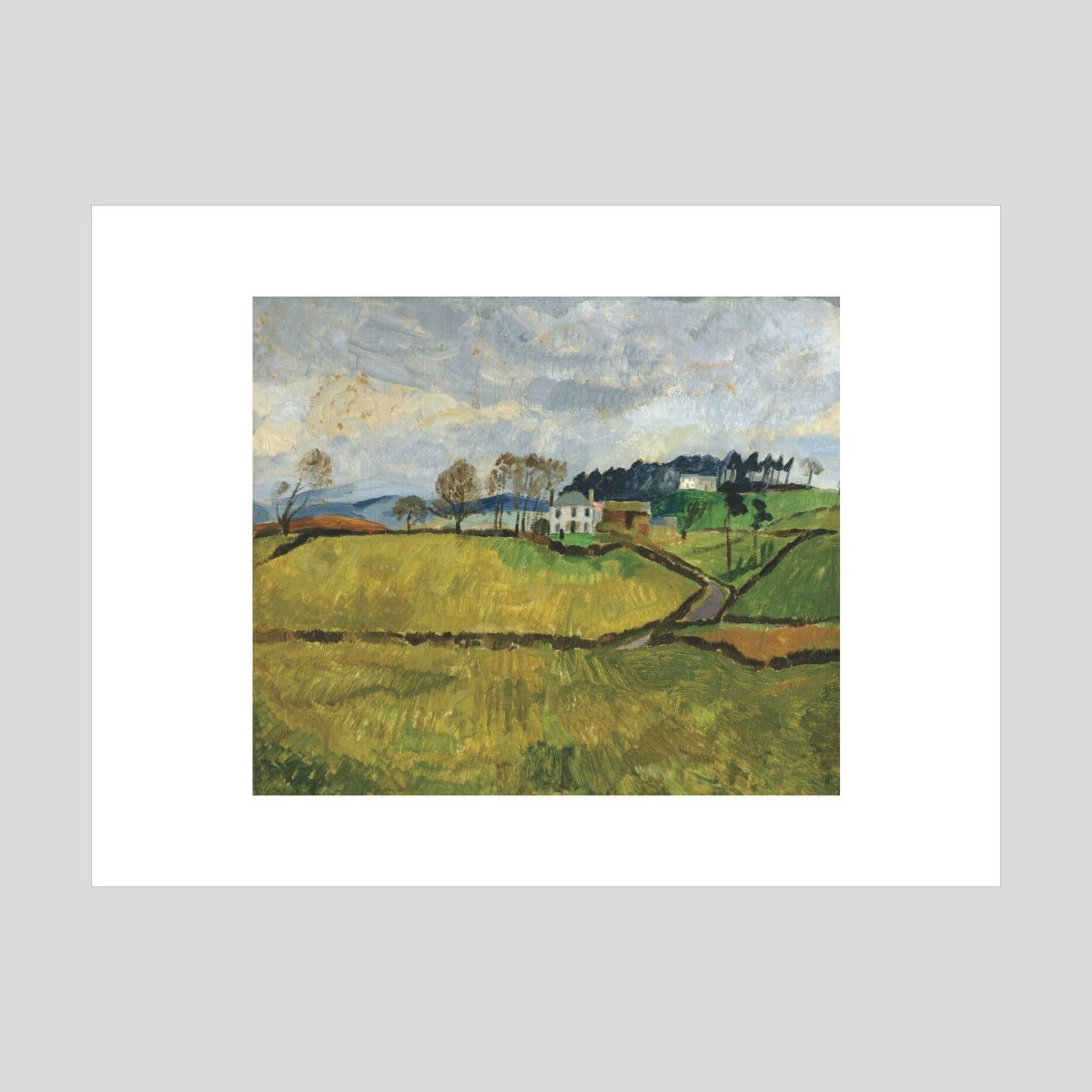 Christoper Wood Cumberland Landscape (Northrigg Hill) Print