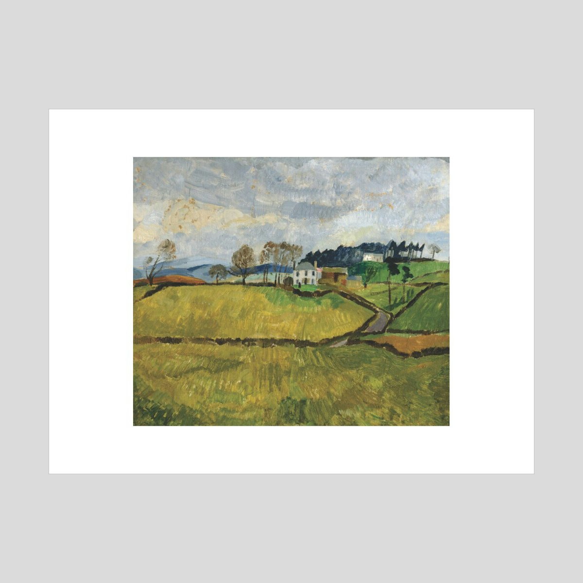 Christoper Wood Cumberland Landscape (Northrigg Hill) Print