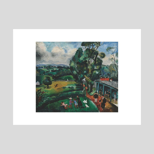 Christoper Wood Landscape with Figures Print