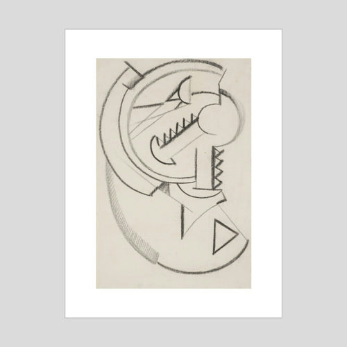 Henri Gaudier-Brzeska Design for Vorticist ornament Print