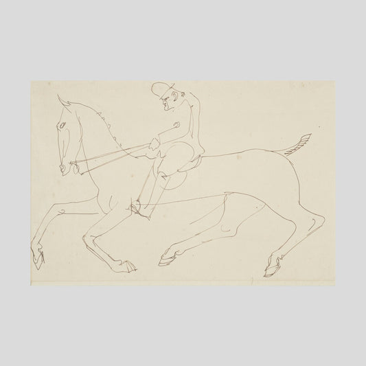 Henri Gaudier-Brzeska Man on a horse Print