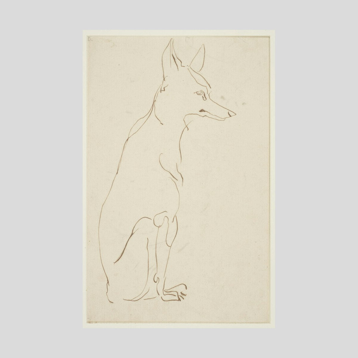 Henri Gaudier-Brzeska Fox Print