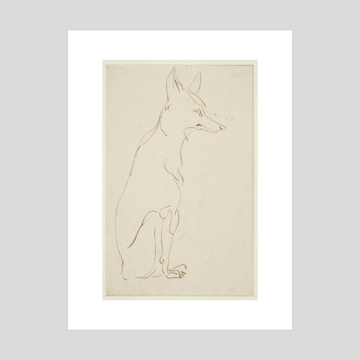 Henri Gaudier-Brzeska Fox Print