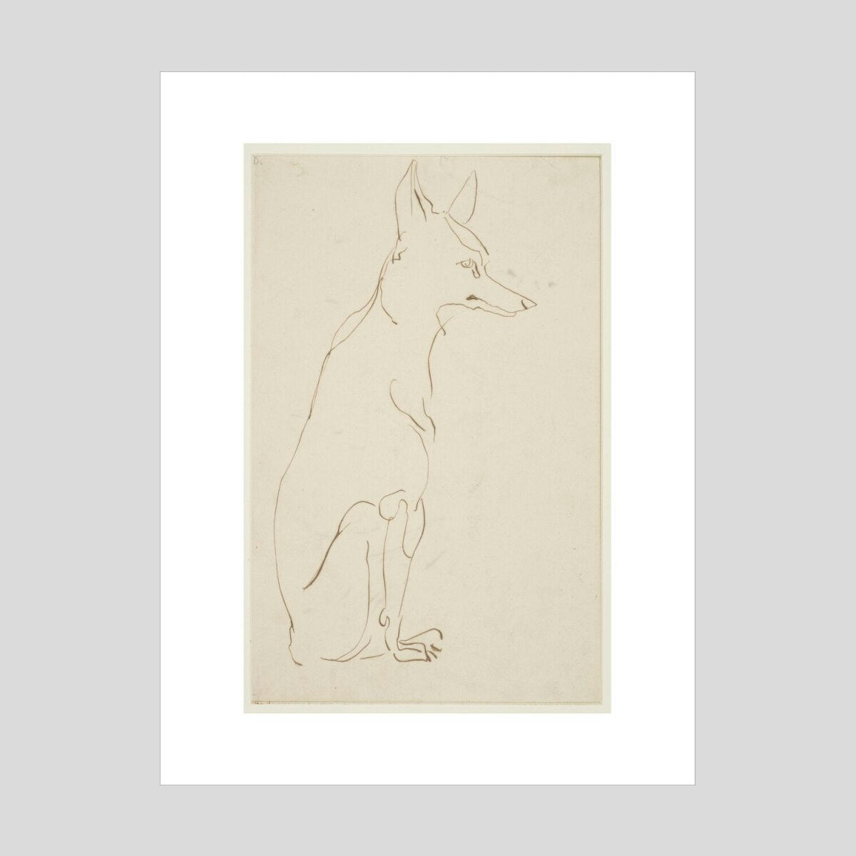 Henri Gaudier-Brzeska Fox Print