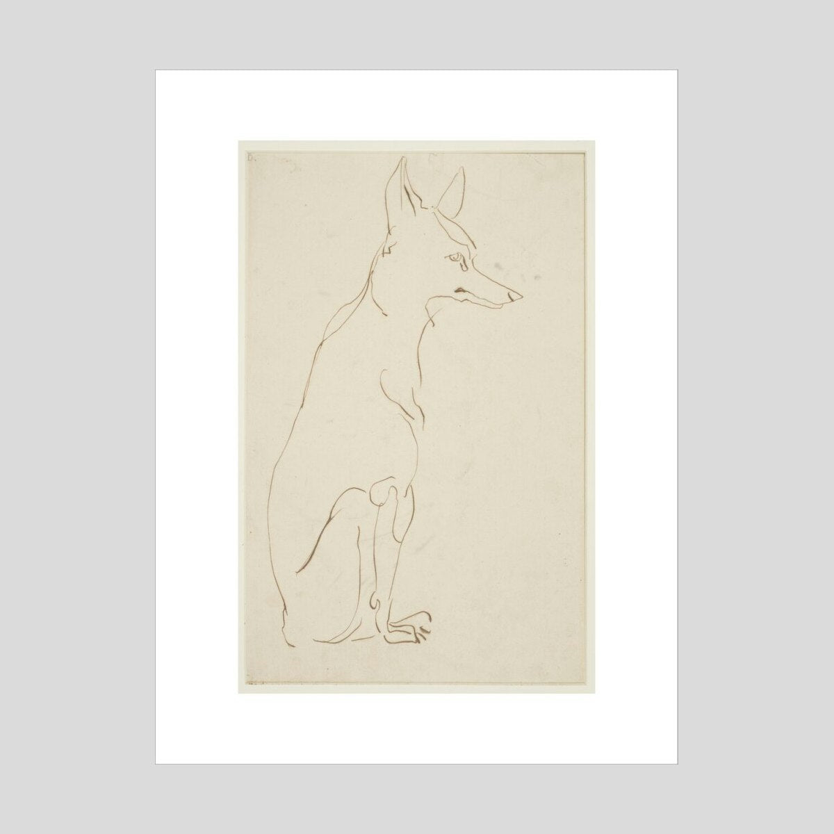 Henri Gaudier-Brzeska Fox Print