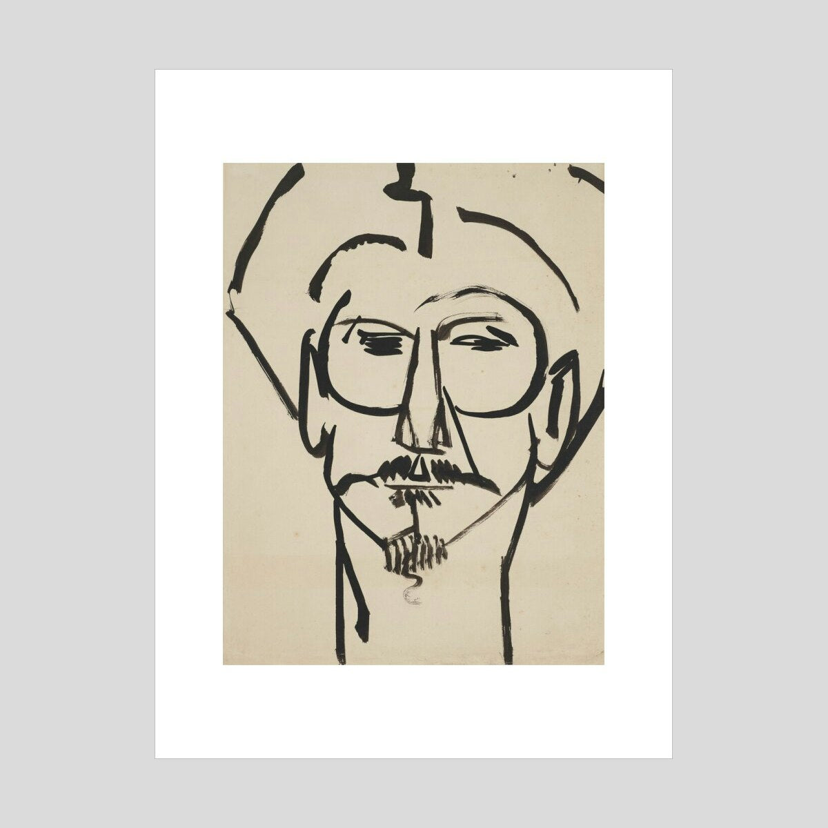 Henri Gaudier-Brzeska Ezra Pound Print