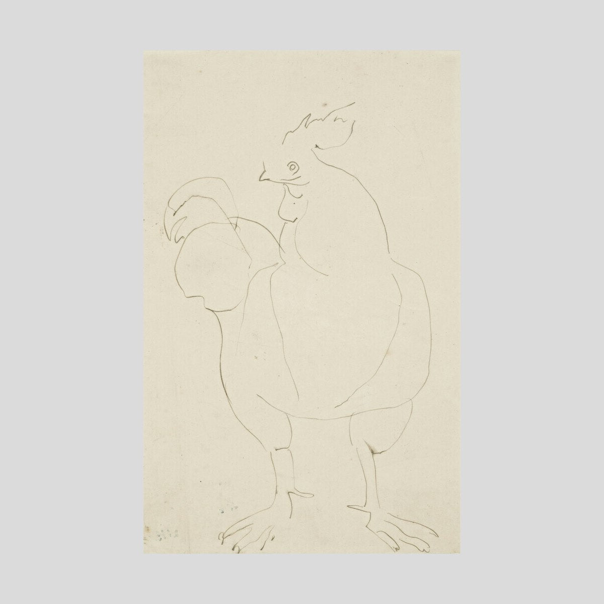 Henri Gaudier-Brzeska Cock Print