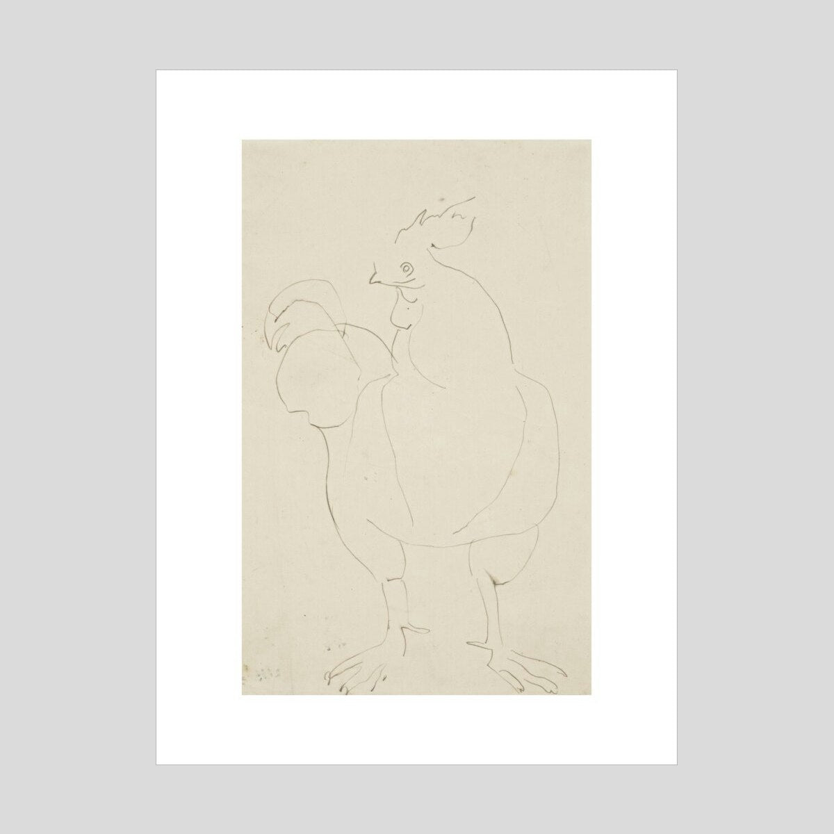 Henri Gaudier-Brzeska Cock Print