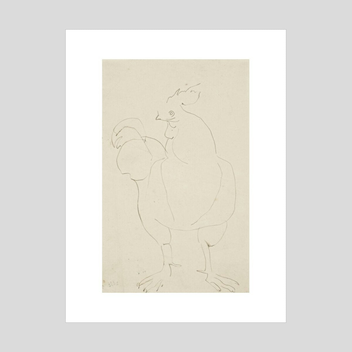 Henri Gaudier-Brzeska Cock Print