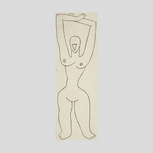 Henri Gaudier-Brzeska Female nude Print