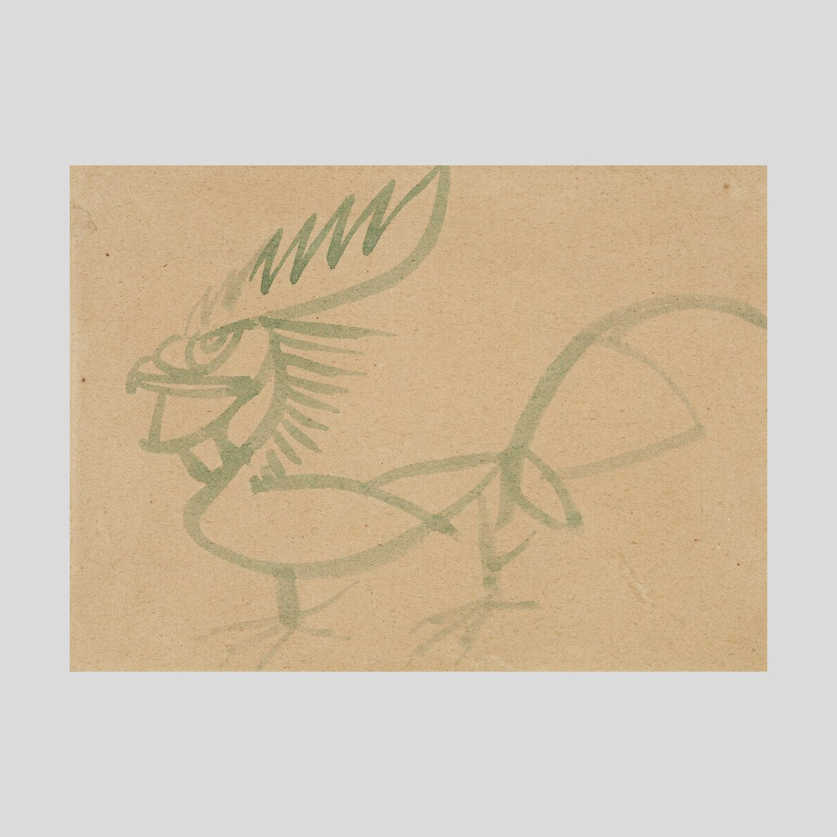 Henri Gaudier-Brzeska Cock Print