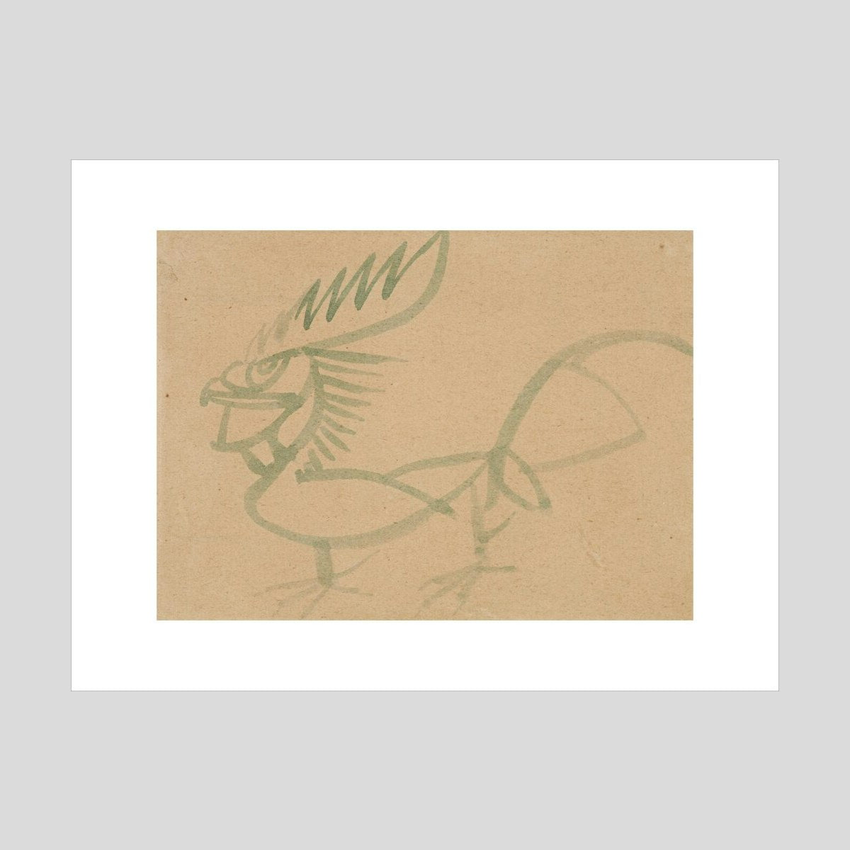 Henri Gaudier-Brzeska Cock Print