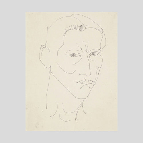 Henri Gaudier-Brzeska Self- portrait Print