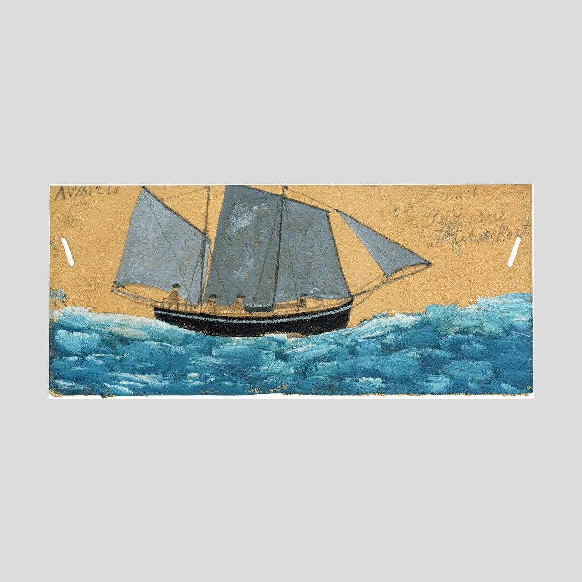 Alfred Wallis French lugsail fishing boat Print