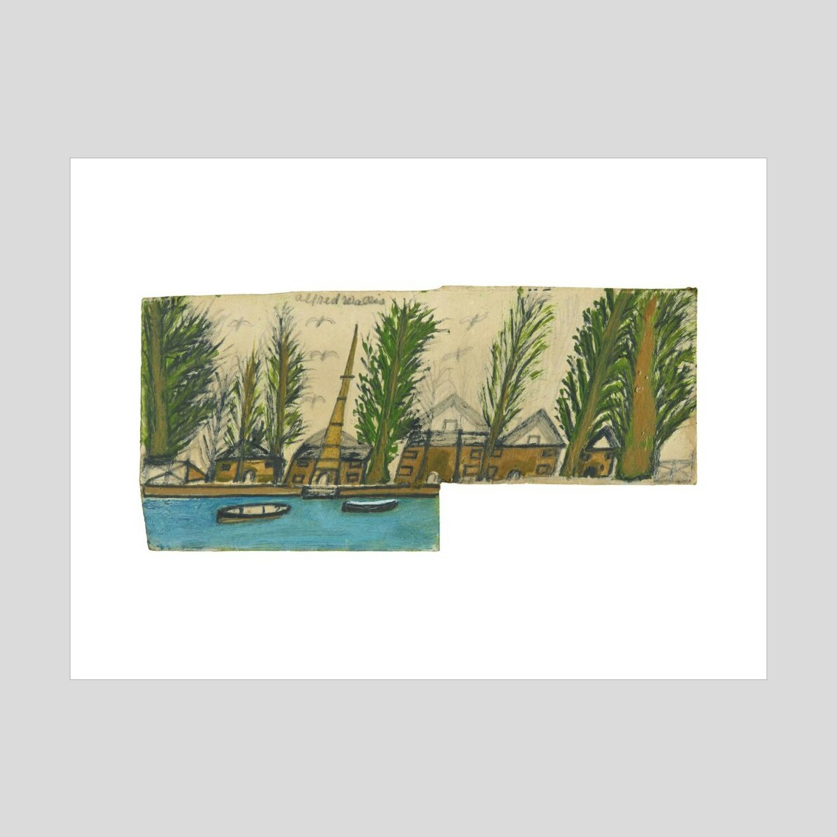 Alfred Wallis Shoreline Print