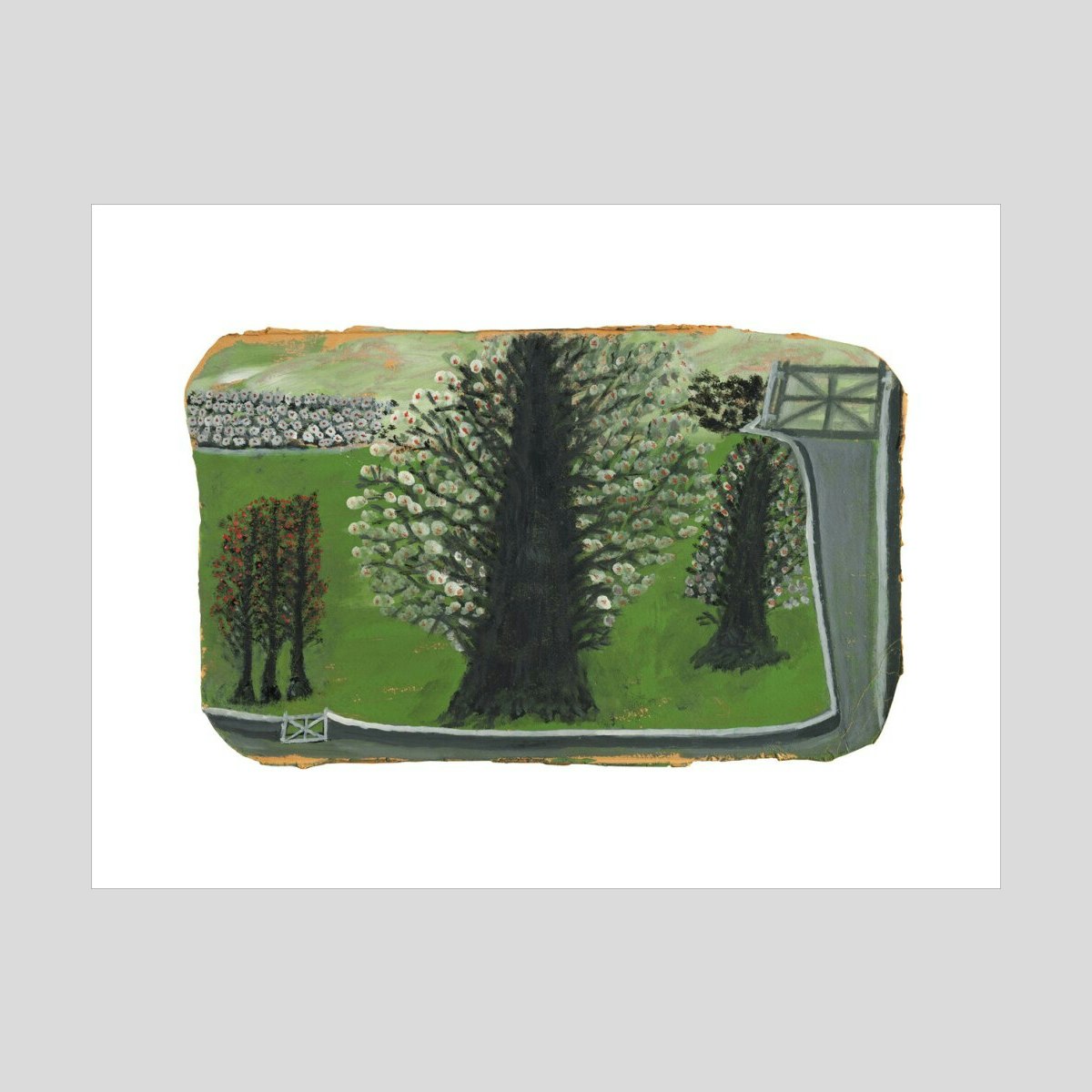 Alfred Wallis Flowering trees Print