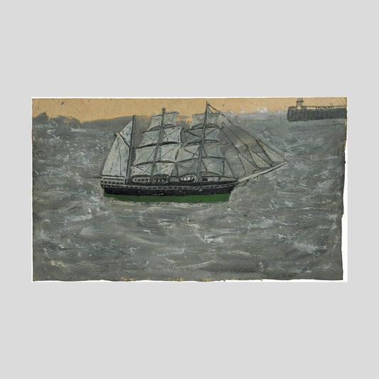 Alfred Wallis Grey three-master Print