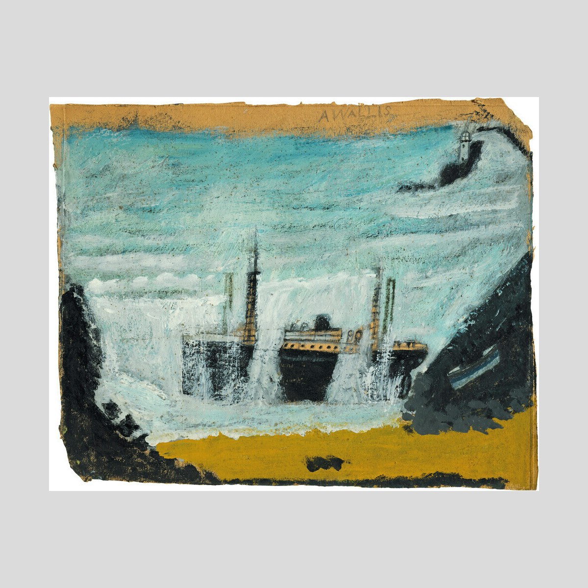 Alfred Wallis Shipwreck 1 - The Wreck of the Alba Print