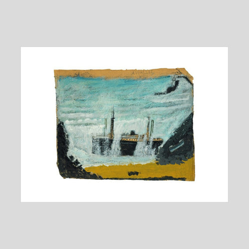 Alfred Wallis Shipwreck 1 - The Wreck of the Alba Print