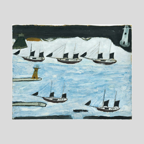 Alfred Wallis Five ships - Mount's Bay Print