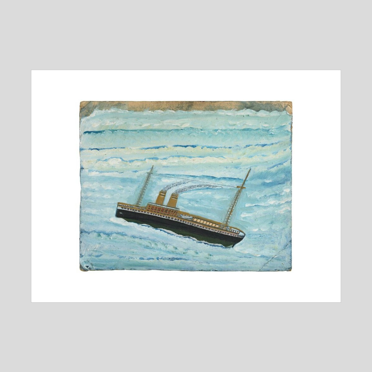 Alfred Wallis P&O ship Print