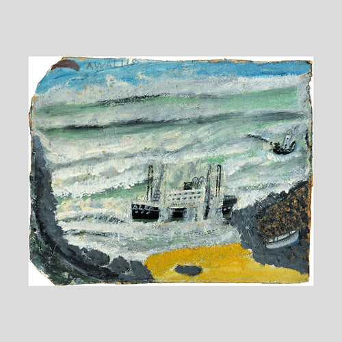 Alfred Wallis Shipwreck 2 - The Wreck of the Alba Print