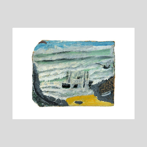Alfred Wallis Shipwreck 2 - The Wreck of the Alba Print
