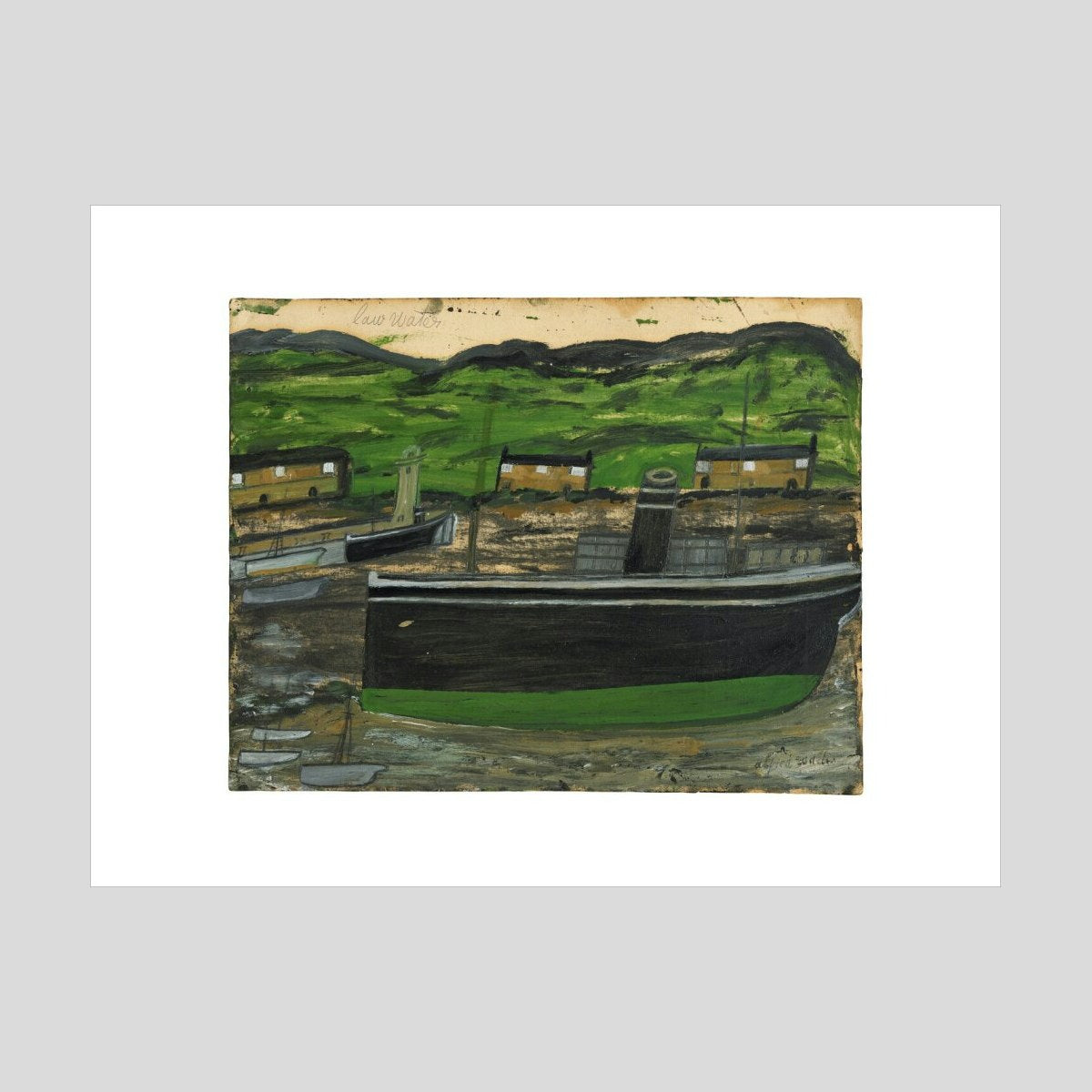 Alfred Wallis Low water Print