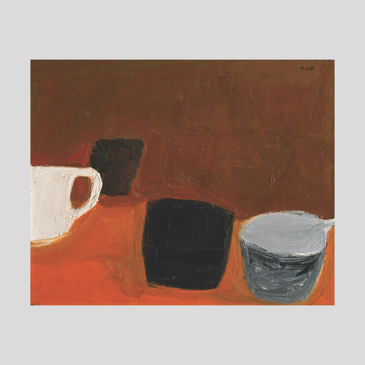 William Scott Still Life with White Mug