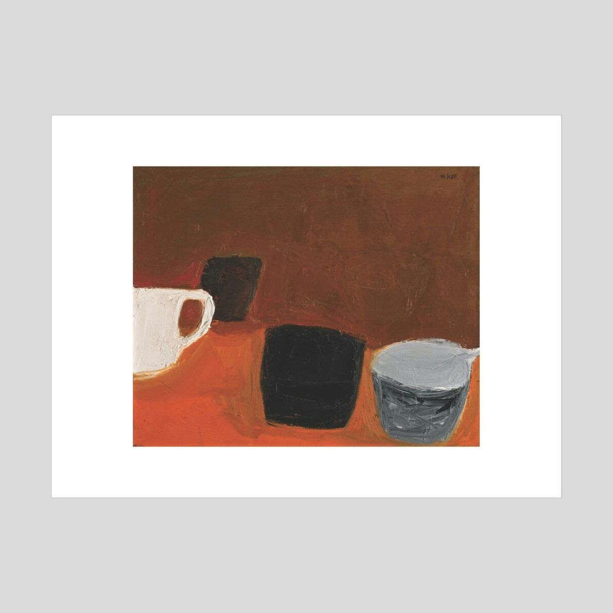 William Scott Still Life with White Mug