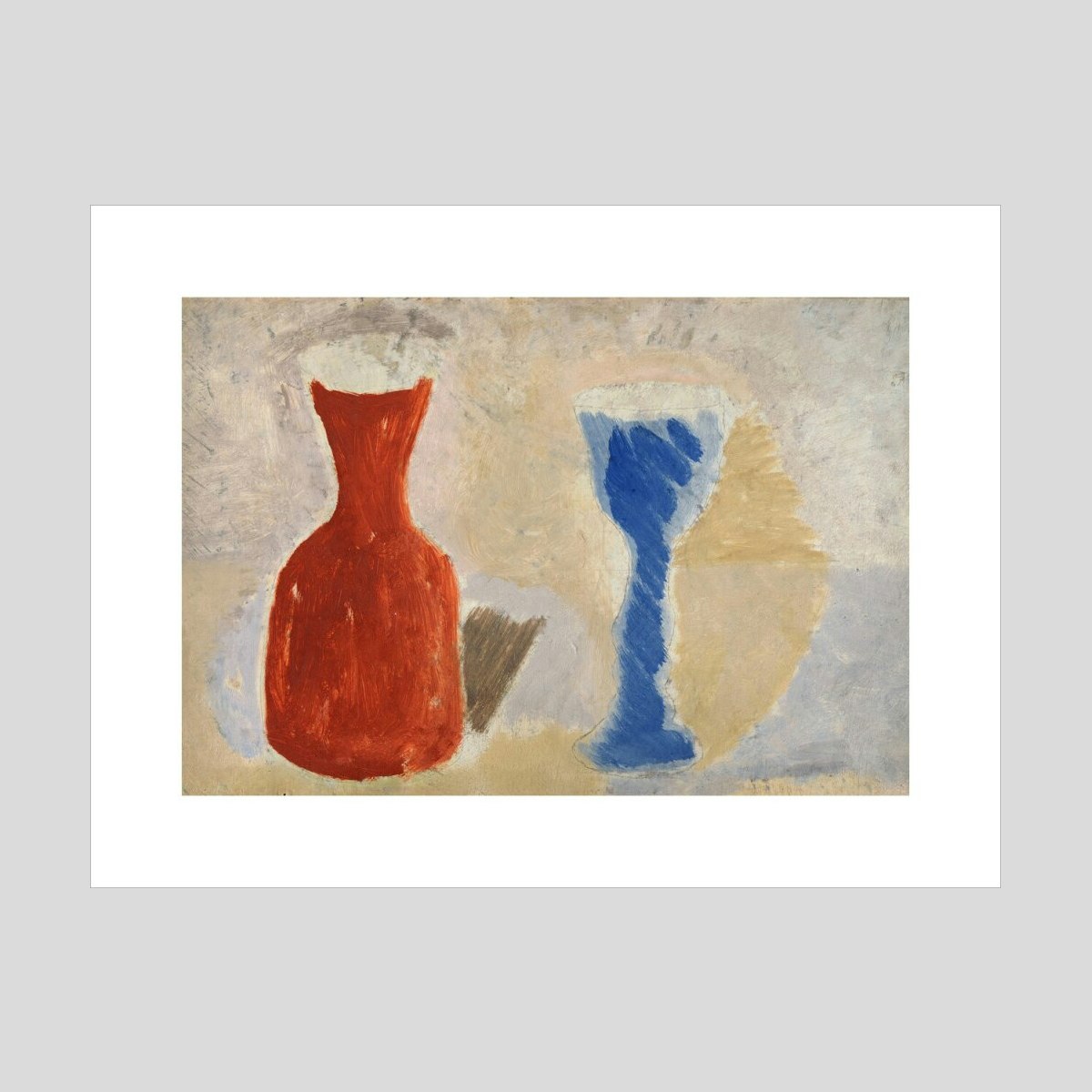 Ben Nicholson J1925 (jar and goblet) Print