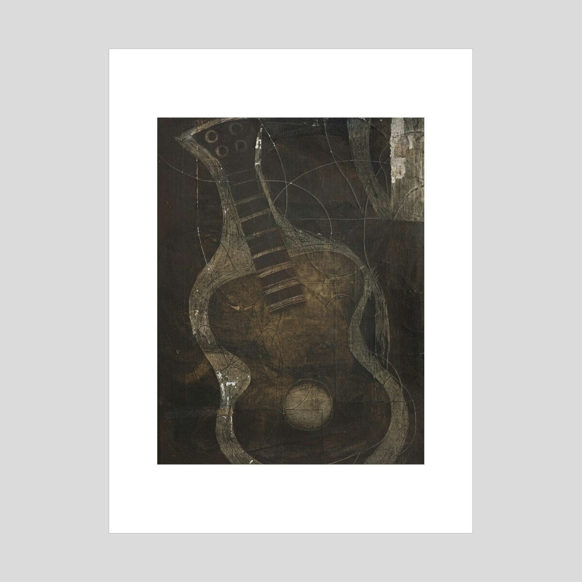 Ben Nicholson 1932-3 (black guitar) Print