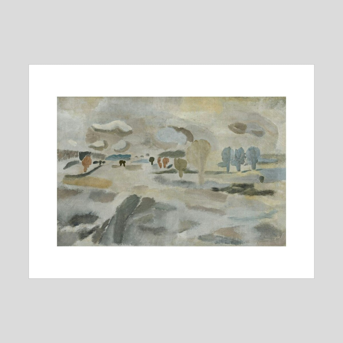 Ben Nicholson 1927 (snowscape) Print