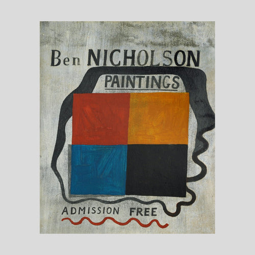 Ben Nicholson 1933 (exhibition sign) Print