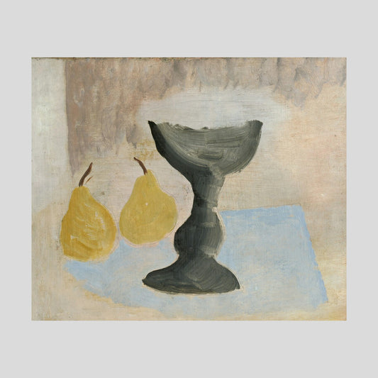 Ben Nicholson 1924 (goblet and two pears) Print