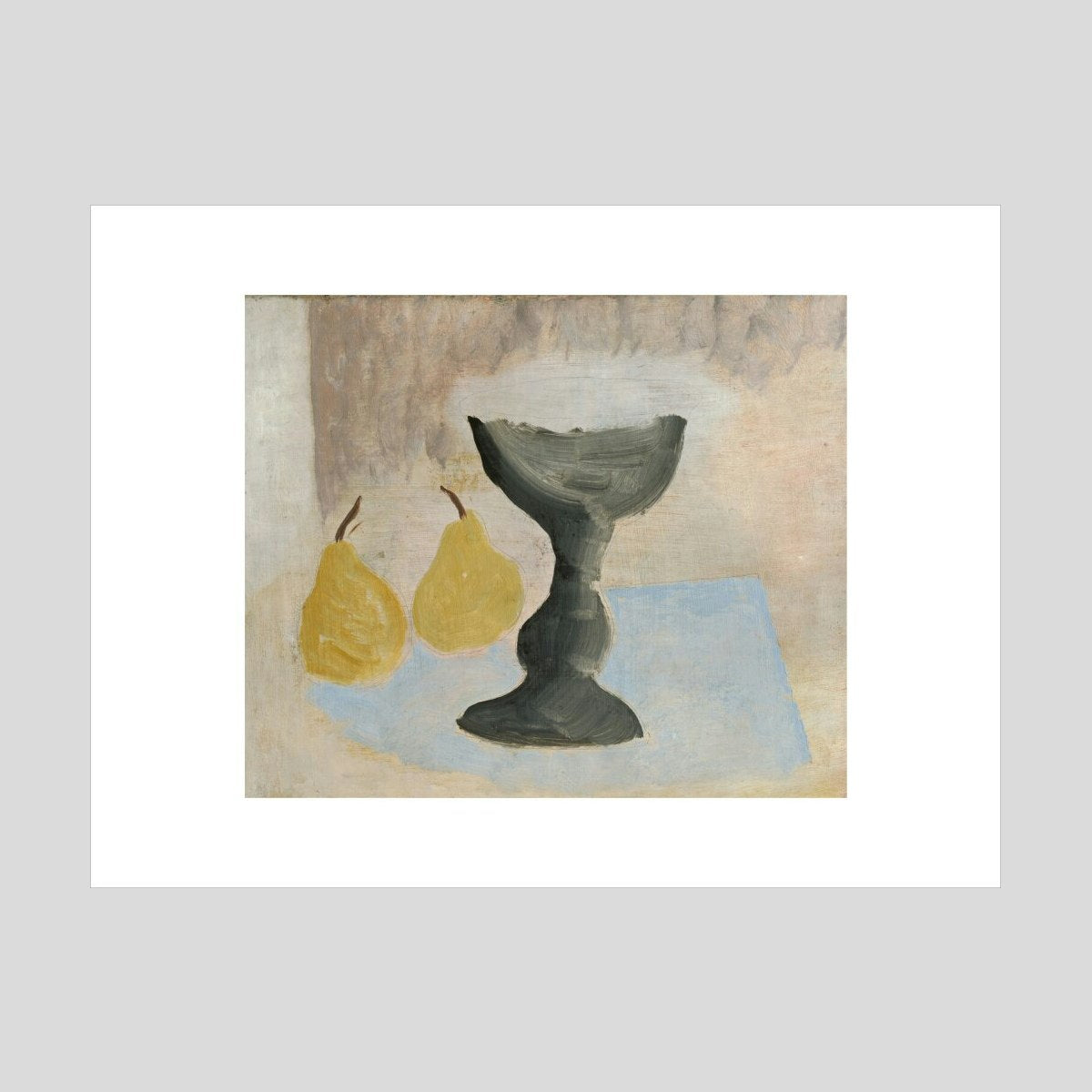 Ben Nicholson 1924 (goblet and two pears) Print