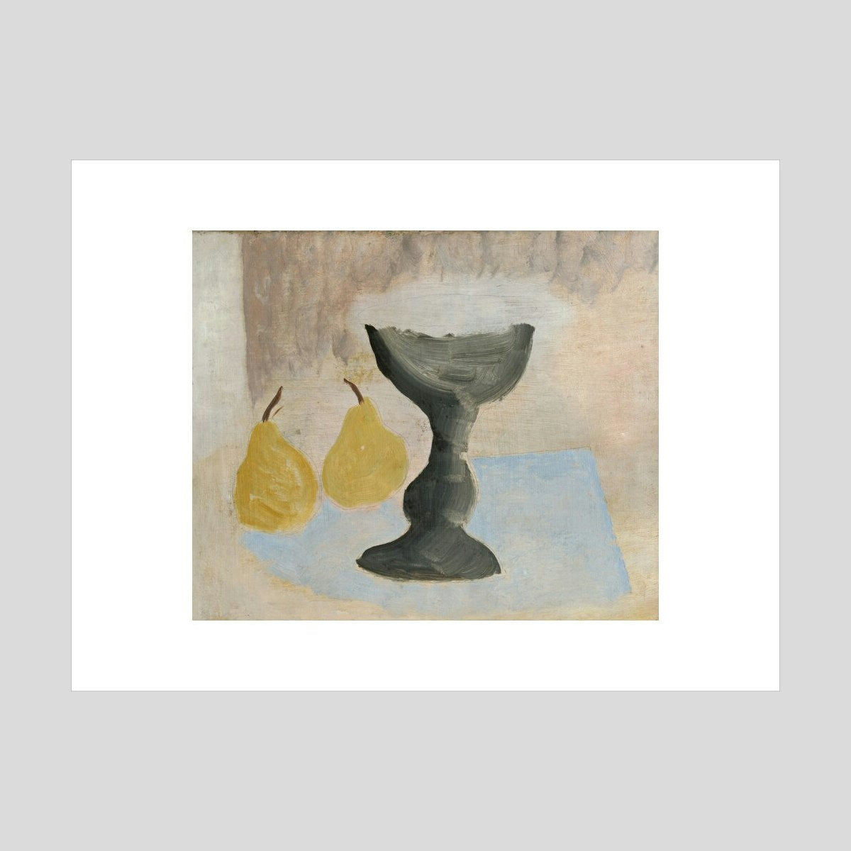 Ben Nicholson 1924 (goblet and two pears) Print